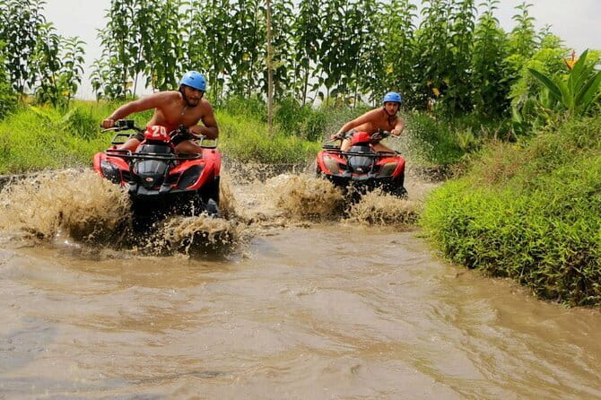 Bali ATV Ride Ubud Waterfall,RiceField,River,Kingkong-Temple cave - Starting near Ubud in Singapadu Tengah