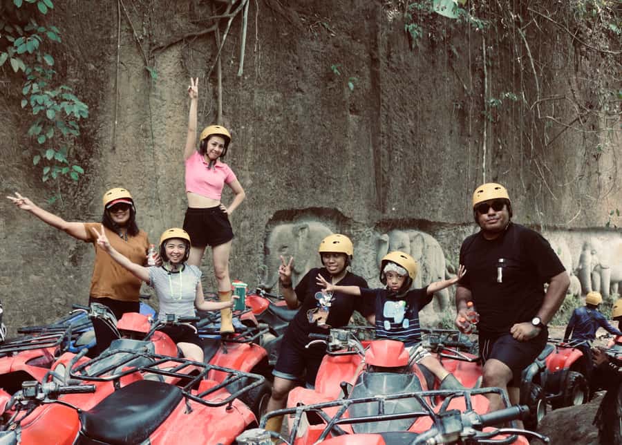 Bali: Beji River Adventure ATV Adventure Exclusive trails - The Snake Track starts with tight corners