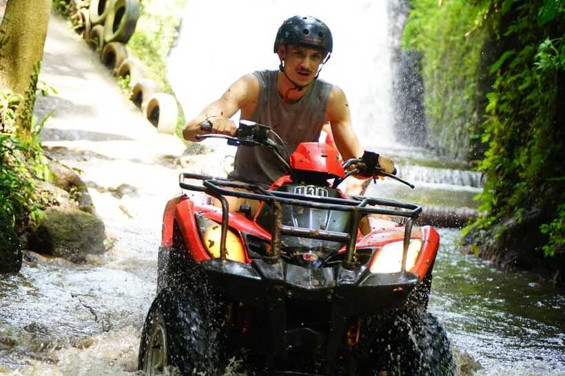 Bali: Gorilla Cave Quad Bike Tour & Cretya Infinity Pool - Hotel pickup, timing, and drop-off choices