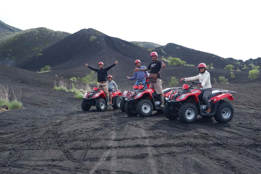 Bali: Mount Batur Quad Bike Tour and Natural Hot Springs - The 2.5-hour quad ride across lava fields