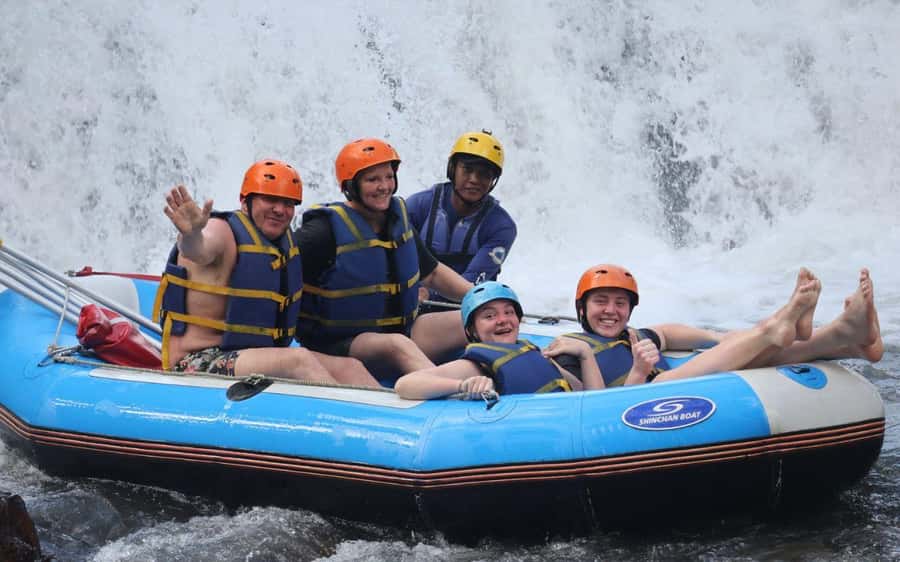 Bali: Telaga Waja White Water Rafting And ATV Quad Adventure - The cave, waterfalls, and photo stops