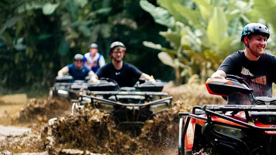 Bali: Waterfall Gorilla Cave ATV & Ubud Rafting Trip & Lunch - Rafting the Ayung River for 2.5 hours