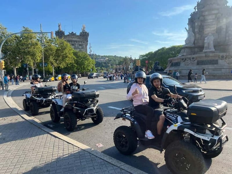 Barcelona: City Sights Electric Quad Tour - The briefing and first turns