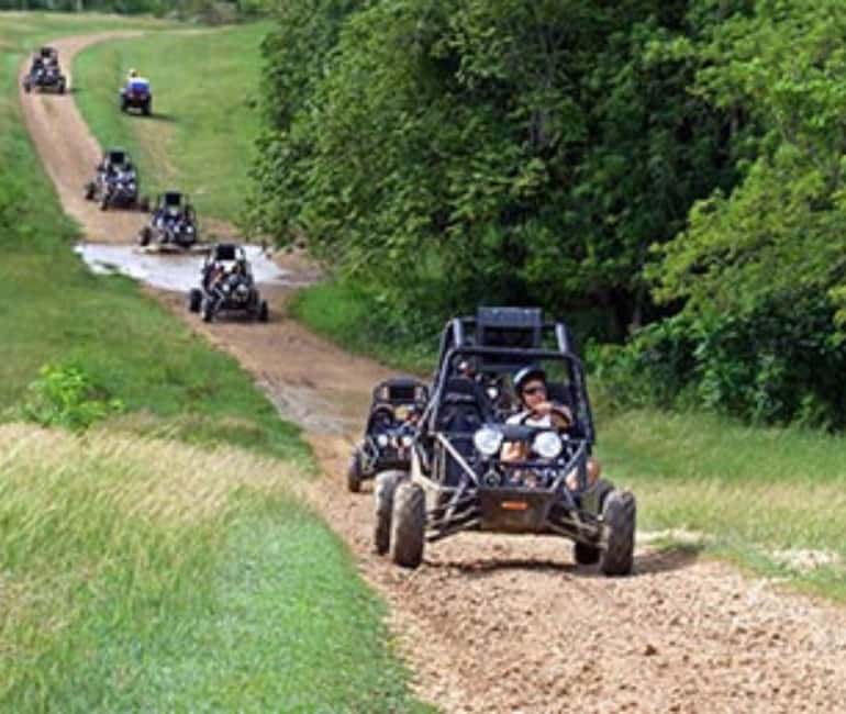 Bayahibe Jungle Buggy Expedition - Driving through villages near La Altagracia