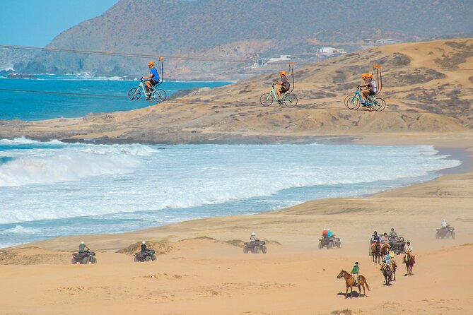 Beach ATV Adventure, Free Horseback Ride, and Sky Bike Experience - Horseback riding adds a slower Pacific view