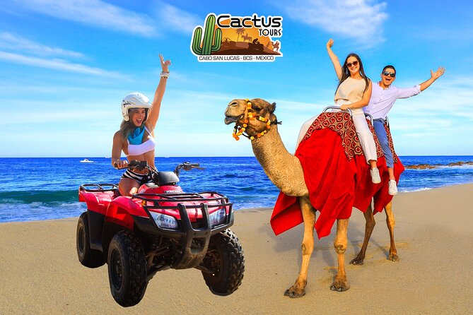 Beach, ATV, and Camel Ride Combo Tour - A calmer hour with the camels