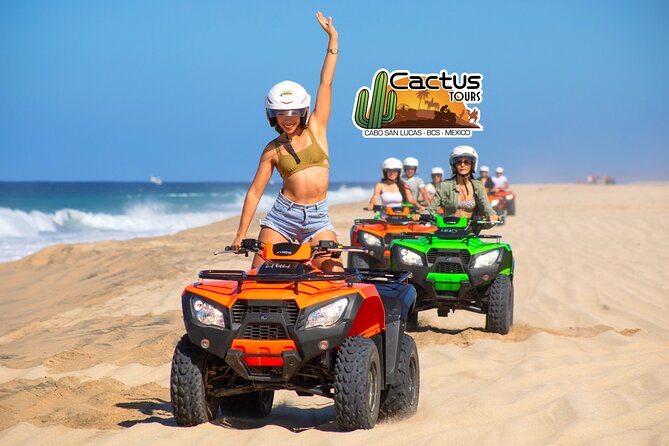 Beach ATV, Free Camel Ride, and Sky Bike Combo - ATV riding through desert and canyon country