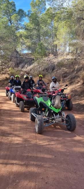 Benidorm: Two-seater quad bike tour through the jungle - Getting comfortable on the automatic quad