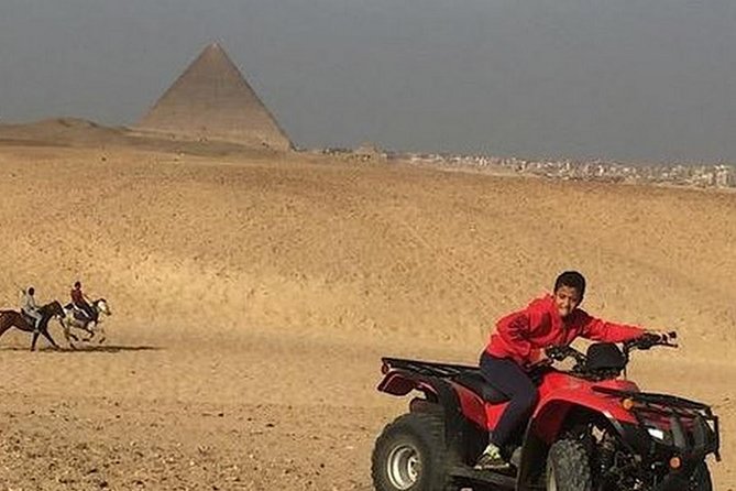 Best Adventure Tours Visit Giza Pyramids and ATV Quad Bike Ride in Desert - The one-hour ATV ride through the desert