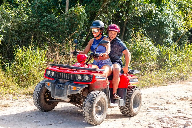 Best Cozumel ATV Jungle Tour + Jade Cavern + Beach + Locker - Two hours at San Francisco Beach Club