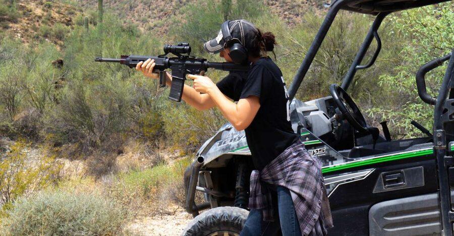 Black Canyon City: Ride and Shoot Combo with ATV or UTV - Age rules and who should book