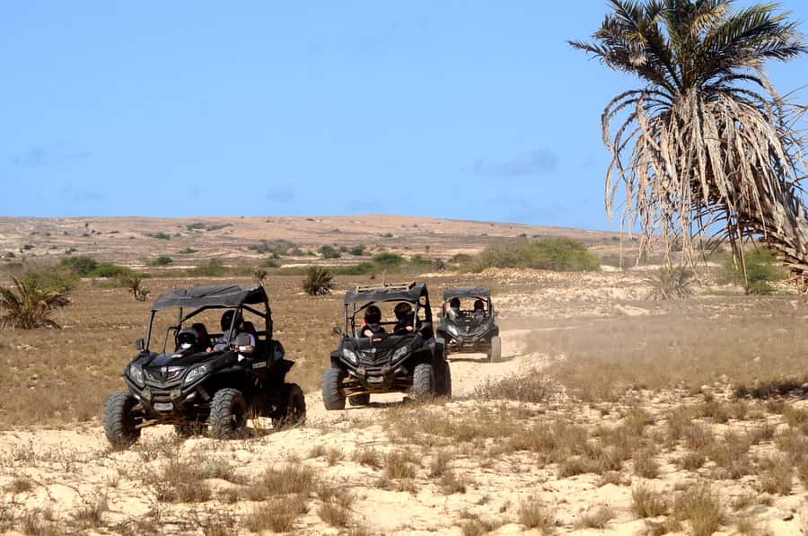 Boa Vista Island: Dunes, Desert &Sal Rei 4WD Buggy Adventure - Passing through Sal Rei and reaching Bahia de Estoril