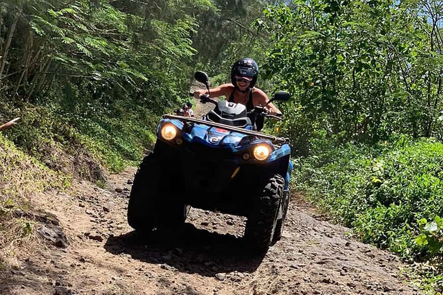 Bora Bora Adventures ATV / QUADS Tours - The first 90 minutes: Mount Popoti