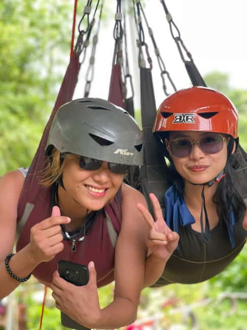 Boracay: ATV, Sky Bike and Zipline Adventure with Pickup - Riding the mainland ATV through rough trails