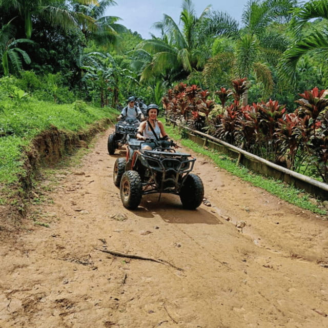 Boracay: Island Hopping with Lunch, Mainland ATV and Zipline - Island hopping by shared speedboat