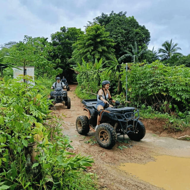 Boracay: Island Hopping with Lunch, Mainland ATV and Zipline - Meeting at Astoria or Bolabog Beach