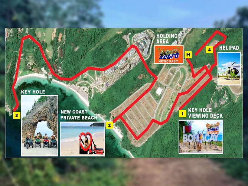 Boracay: Newcoast ATV Tour with Local Guide - The private beach stop