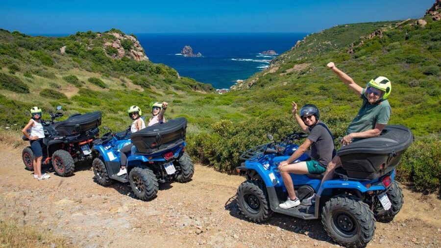 Bosa: Coast and Country Guided Quad Bike Tour - What the riding feels like