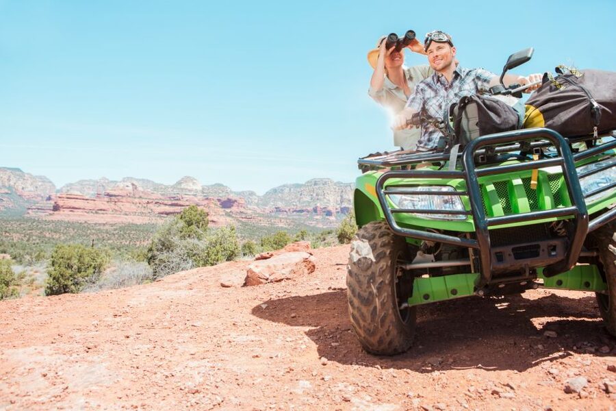 Box Canyon and Pinal Mountains Half-Day ATV Tour - Across the Pinal Mountains on rough dirt trails