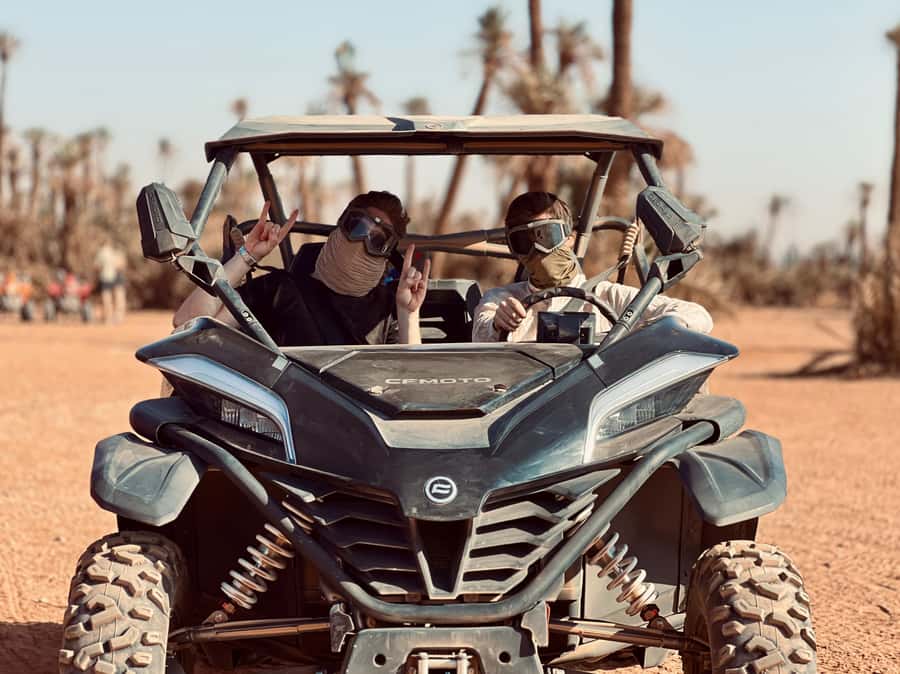 Buggy 1000 cc Adventure in Marrakech Desert - Across the stony desert toward the Atlas Mountains
