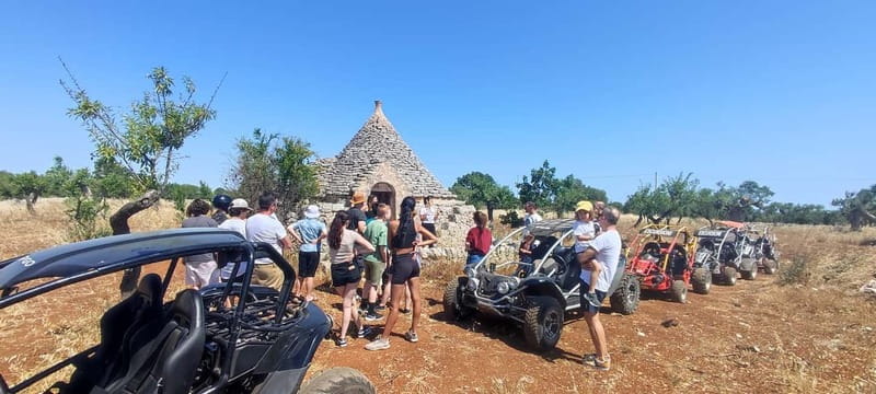 Buggy/Quad excursions in Puglia with 4-seater buggies available on request. - Starting near the Castellana Caves