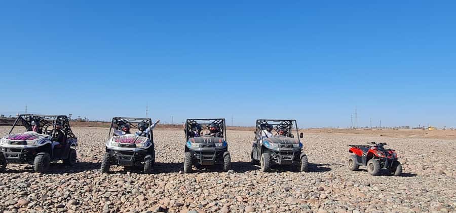 Buggy ride at the Palm Grove and Desert with swimming pool - Leaving Marrakech for the Jbilet desert