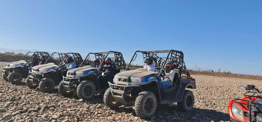Buggy ride at the Palm Grove and Desert with swimming pool - Riding across the hills and plateaus