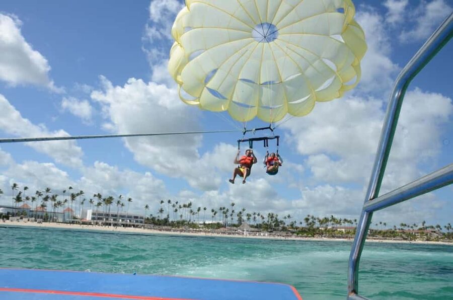 Buggy Tour and Parasailing Experience - Flying 60 meters above the Caribbean