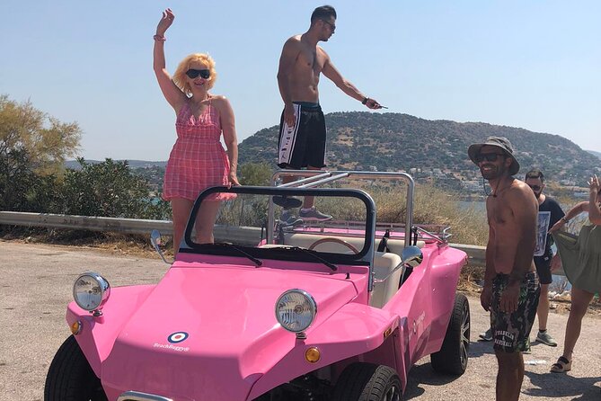 Buggy Tour in Ancient Ruins and Temples around Athens-SOUNIO Poseidon Temple - The coastal road toward Cape Sounion