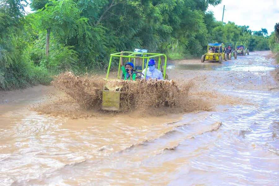 Buggy Tour in Punta Cana: Mamajuana - Coffee - Swimming in Cenote and Macao Beach - A half-day built around mud and water