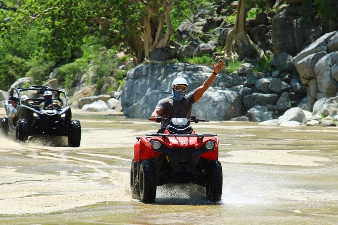 Cabo’s Best ATV Tour – Desert, Beach Ride & Tequila Tasting - From Cabo hotels to the Migrino check-in point