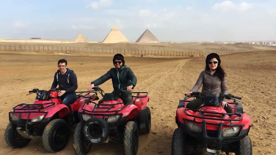 Cairo: Private Quad Bike Desert Tour with Pyramids & Sunset - Getting oriented before the quad ride