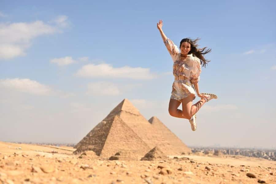 Cairo: Pyramids, Sphinx, and Camel Ride, with ATV Option - The Three Pyramids: Big Scale, Short Explanations