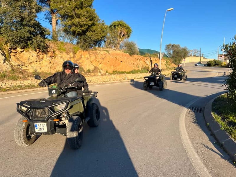 Cala Millor & Sa Coma: Quad 2-3 Bay´s Tour - NO-Off-Road - Following country roads toward the bays