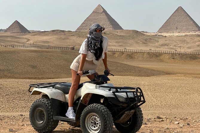 Camel Ride and ATV Quad Bike Around Giza Pyramids - A four-hour Giza outing with two very different rides