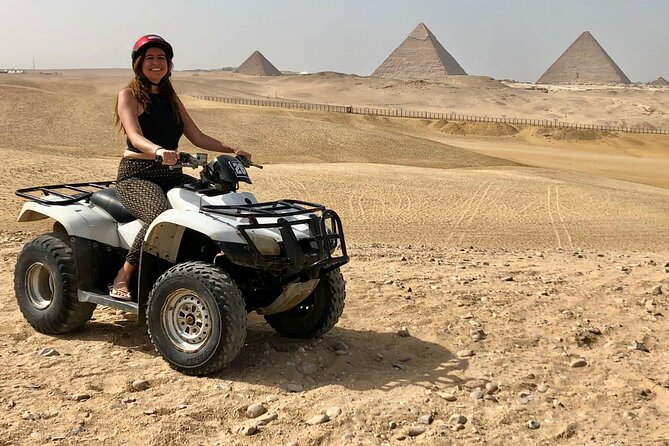 Camel Ride and ATV Quad Bike Around Giza Pyramids - Shopping at Egyptian bazaars