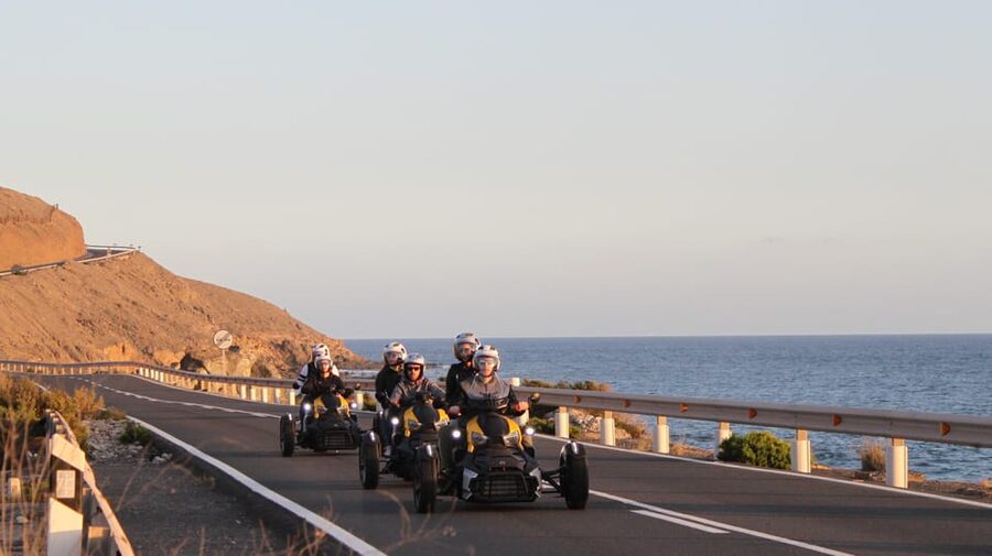 Can-am Ryker moto / buggy / quad Tour: Coast (Maspalomas) - The GC-200 and the route toward Tauro