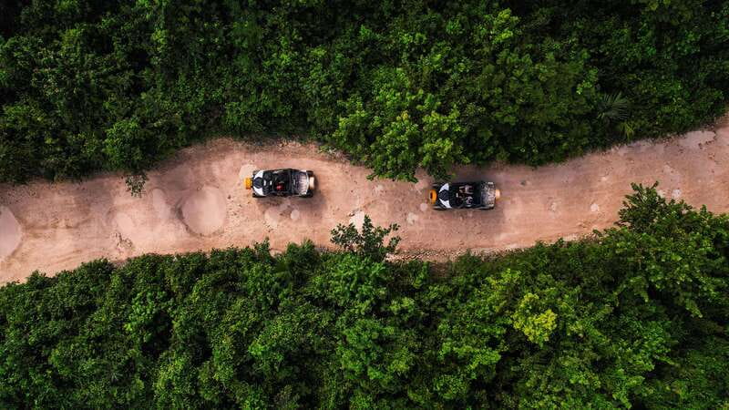 Cancún: Extreme Buggy Adventure with Ziplines & Cenote - Leaving Cancún for the adventure park