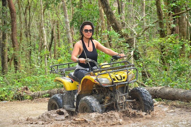 Cancun Jungle Escape: ATV's + Zip Lines + Cenote + Lunch - ATV trails: the day’s best active section