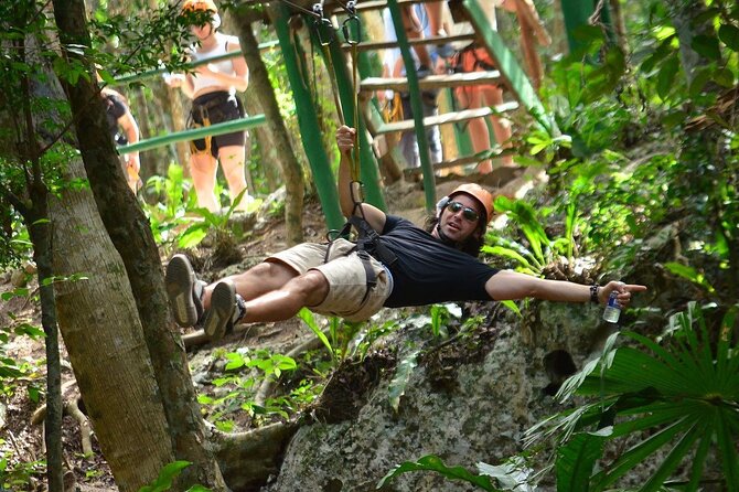 Cancun Jungle Escape: ATV's + Zip Lines + Cenote + Lunch - The cenote is the most distinctive stop