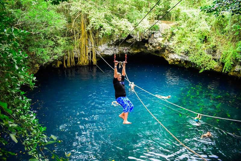 Cancun & Riviera Maya: ATV, Zipline, & Cenote Combo Tour - Cenote Verde Lucero is the calmest stop