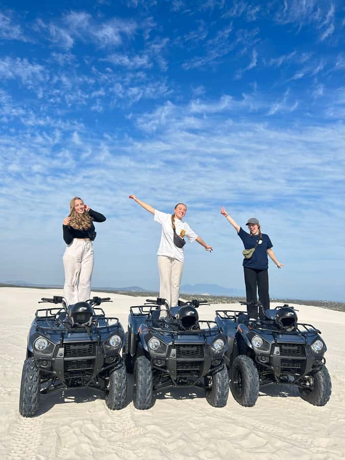Cape Town: Atlantis Dunes Quad Bike & Free Sandboarding Tour - Quad biking across the white dunes