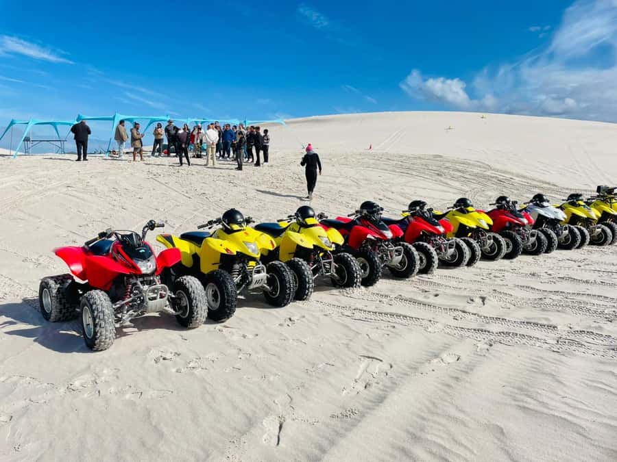 Cape Town: Atlantis Dunes Quad Bike & Free Sandboarding Tour - Getting checked in at Witzands Aquifer Nature Reserve