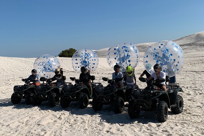 Cape Town Quad Bike and Free Sandboarding - The ATV ride across the white sand