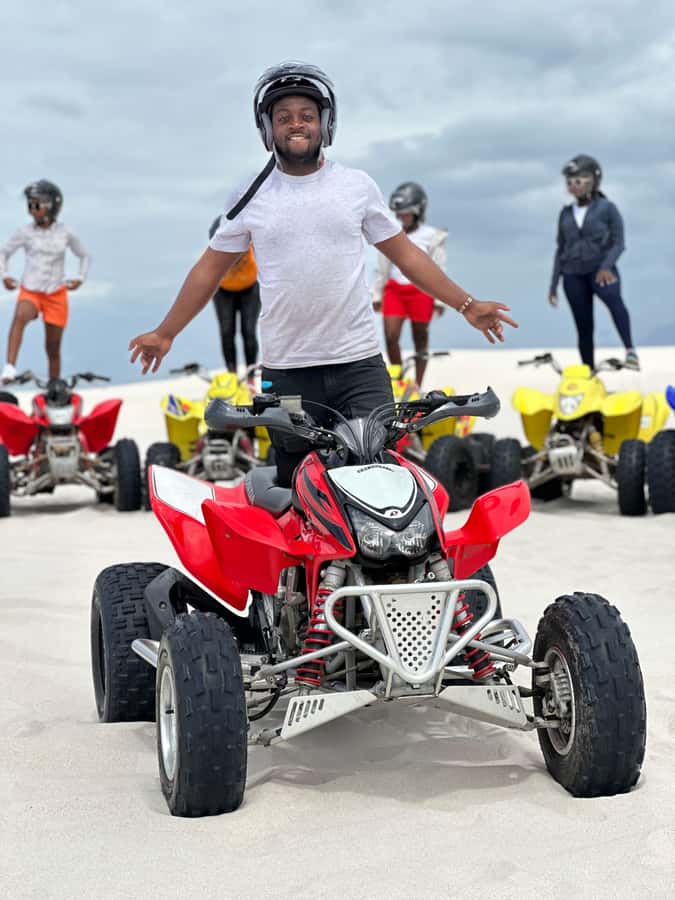 Cape Town Sand Dunes ATV Quad bike tour & PHOTOS - What happens before the engines start