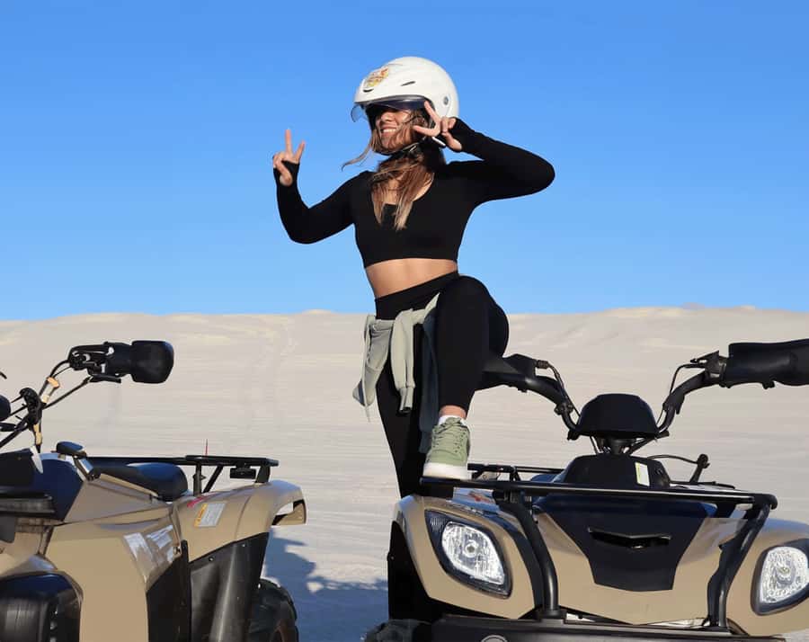 Cape Town: WILDX Atlantis Quad Dune Adventure and Photo Stop - The 45-minute ride through the white dunes