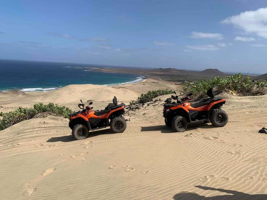 Cape Verde: São Vicente Island 4x4 Quad Tour - Coastal tracks toward Calhau and Viana Volcano