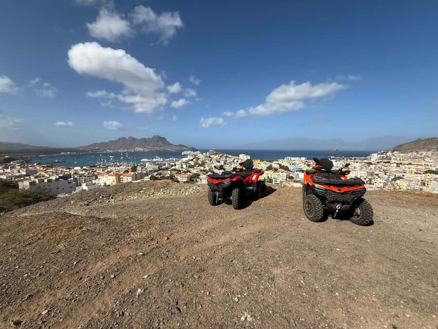 Cape Verde: São Vicente Island 4x4 Quad Tour - Above Mindelo, with Monte Cara in view