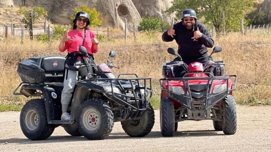 Cappadocia Sunset ATV Tour - Dust, clothing, and insurance details
