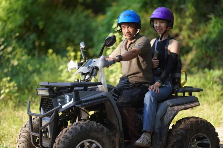 Chiang Mai: ATV Adventure 2-Hrs,Feeding,Rafting & Lunch Trip - Jungle scenery with a little mud and sand